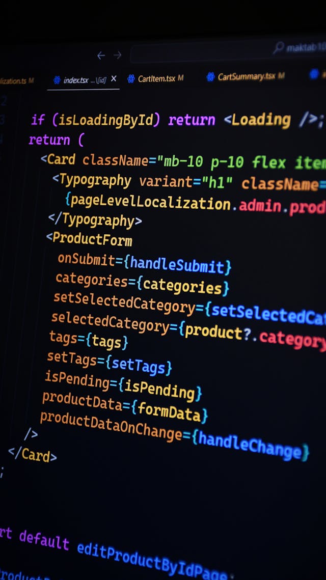 imagen codigo en react